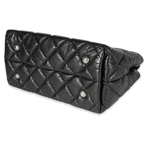Chanel Black Quilted Aged Calfskin Reissue Shopping Tote - Picture 7 of 7